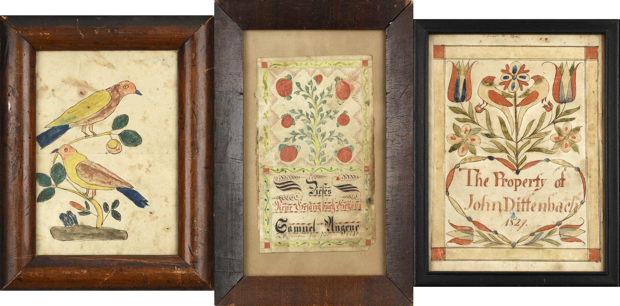 THREE SMALL 19TH C.