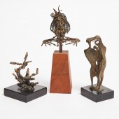 Three Small Bronzes, 20th cent
