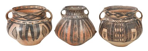 THREE SMALL CHINESE NEOLITHIC