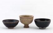 THREE SMALL CHINESE POTTERY JI