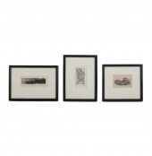 THREE SMALL ETCHINGS BY MISCH