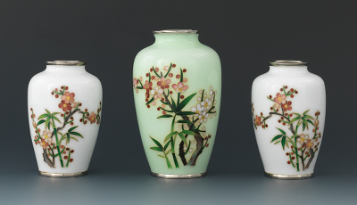 Three Small Japanese Prunus