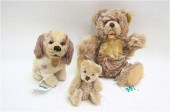 THREE SMALL MOHAIR TOY ANIMALS