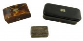 THREE SMALL VANITY BOXES: TORT