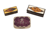 THREE SNUFF BOXES, NAPOLEONIC