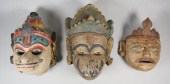 THREE SOUTH ASIAN DEITY MASKST