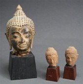 THREE SOUTHEAST ASIAN BUSTS OF