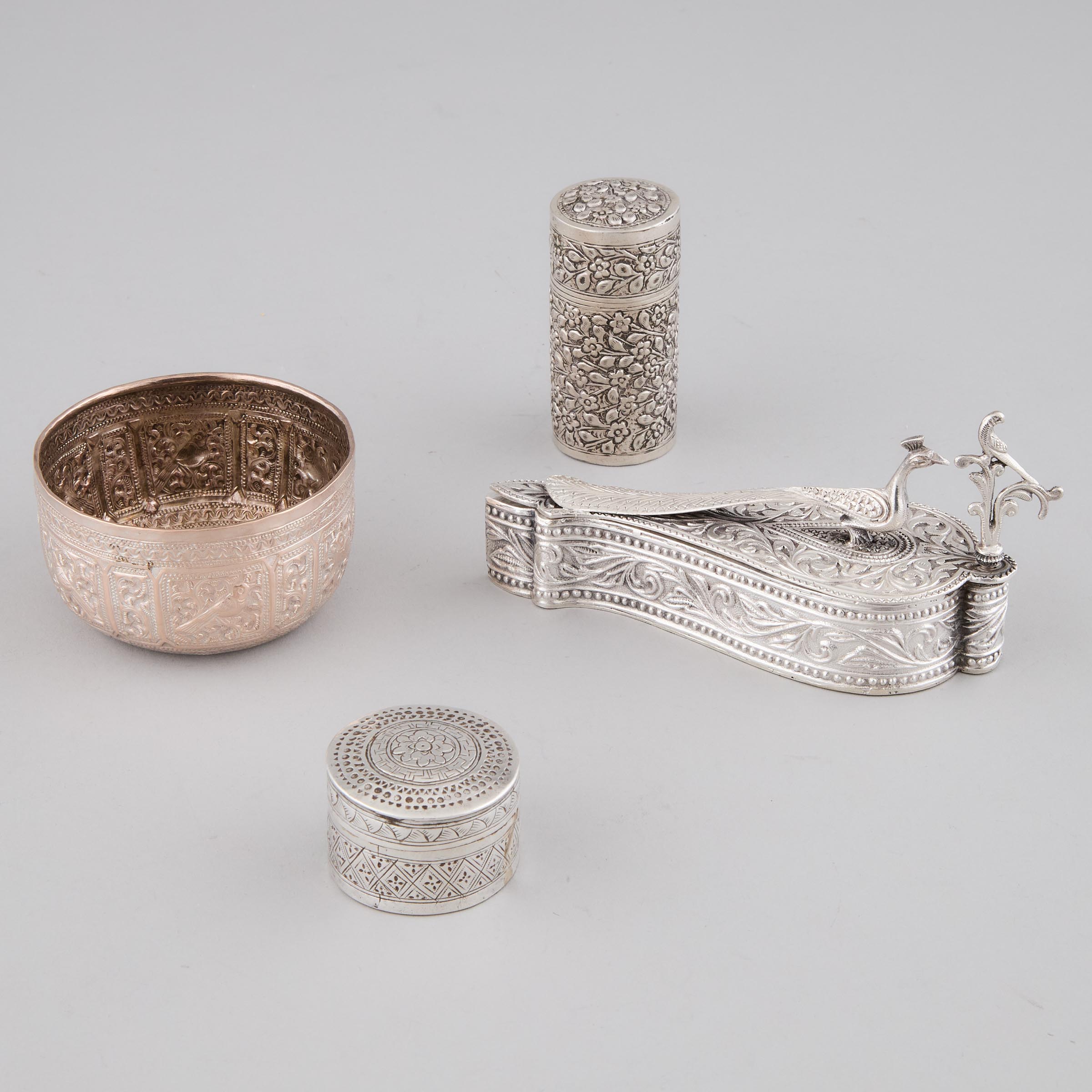 Three Southeast Asian Silver