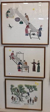 THREE SOUTHEAST ASIAN WOOD BLO