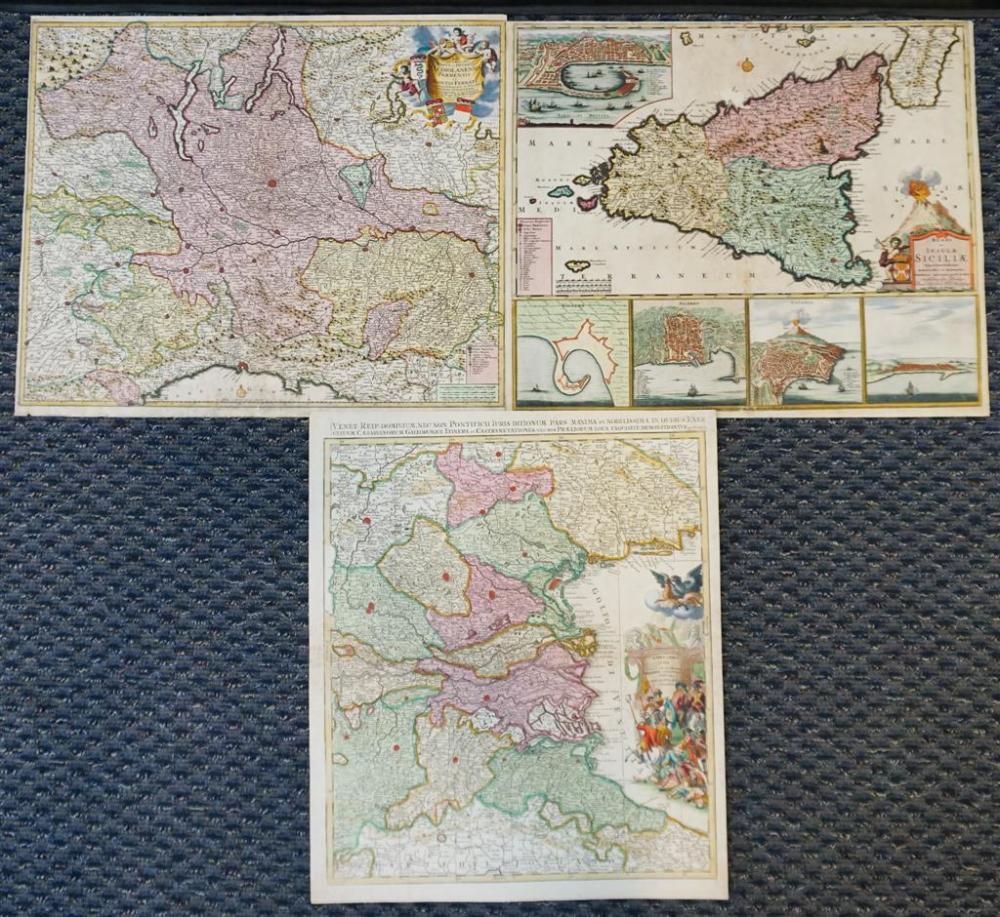 THREE SOUTHERN EUROPEAN COLORED