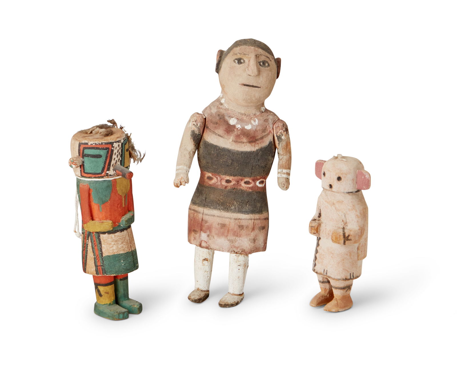 THREE SOUTHWEST POLYCHROME