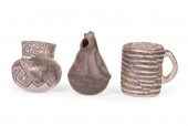 THREE SOUTHWEST POTTERY VESSEL
