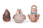 THREE SOUTHWEST POTTERY VESSEL