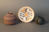 THREE SOUTHWEST TYPE GLAZED PO