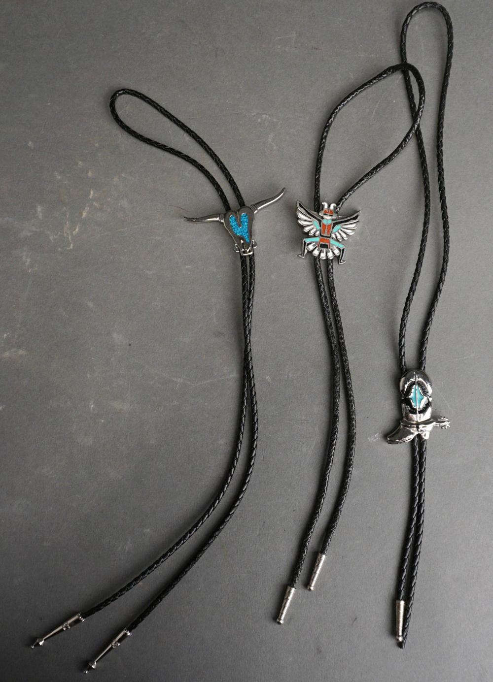 THREE SOUTHWESTERN BOLO