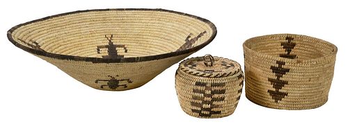 THREE SOUTHWESTERN COILED
