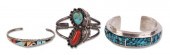 THREE SOUTHWESTERN STYLE BRACE