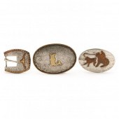 THREE SOUTHWESTERN THEMED BELT