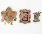 THREE SOUVENIR BEADWORK PIECES