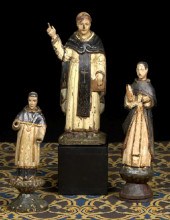 Three Spanish Colonial Carved