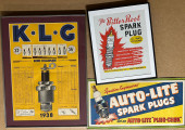 THREE SPARK PLUG RELATED ITEMS