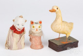 THREE SQUEAK TOYS, TO INCLUDE
