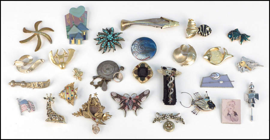 THREE ST. JOHN BROOCHES.