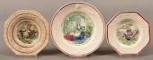 THREE STAFFORDSHIRE CHINA TRAN