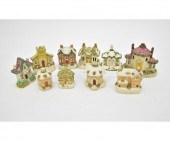 Three Staffordshire cottage pa