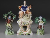 Three Staffordshire Figures Br