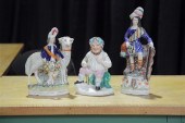 THREE STAFFORDSHIRE FIGURES. O