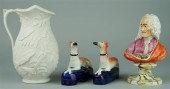 THREE STAFFORDSHIRE PIECES OF