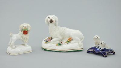 Three Staffordshire Porcelain