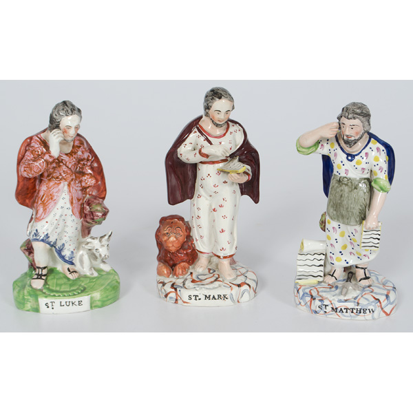 Three Staffordshire Style Apostle