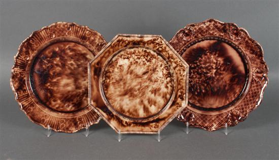 Three Staffordshire Whieldon or