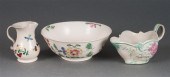 Three Staffordshire white glaz
