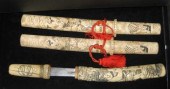Three Staghorn Tanto    Japan