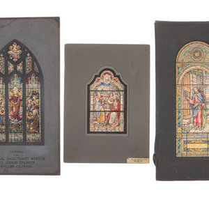 Three Stained Glass Window