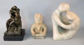 THREE STATUETTES INCLUDING VIC