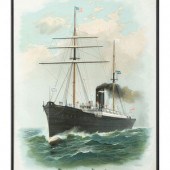 Three Steam Ship Line Advertis