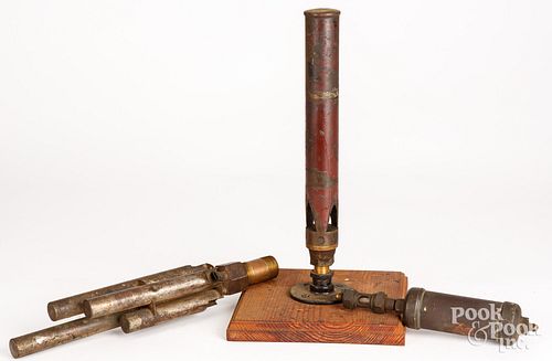 THREE STEAM WHISTLESThree steam