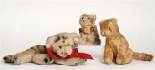 Three Steiff cats    mid 20th