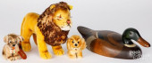 THREE STEIFF STUFFED ANIMALS,