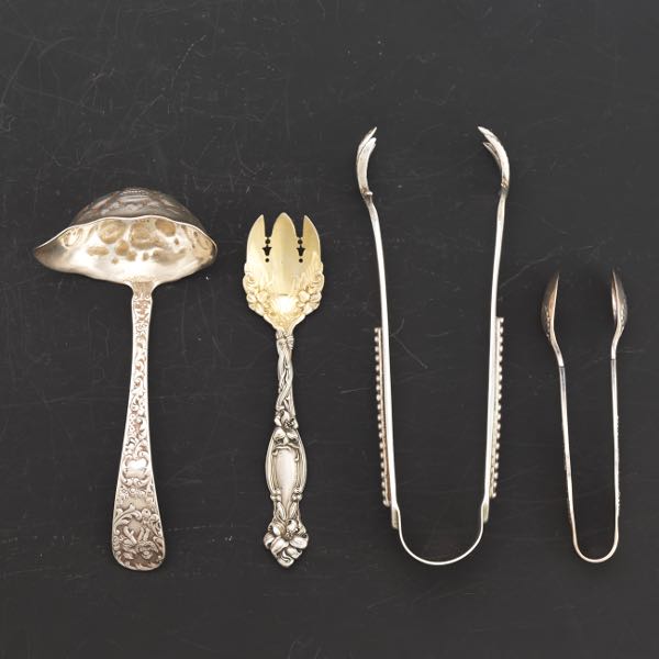 THREE STERLING SERVING UTENSILS 