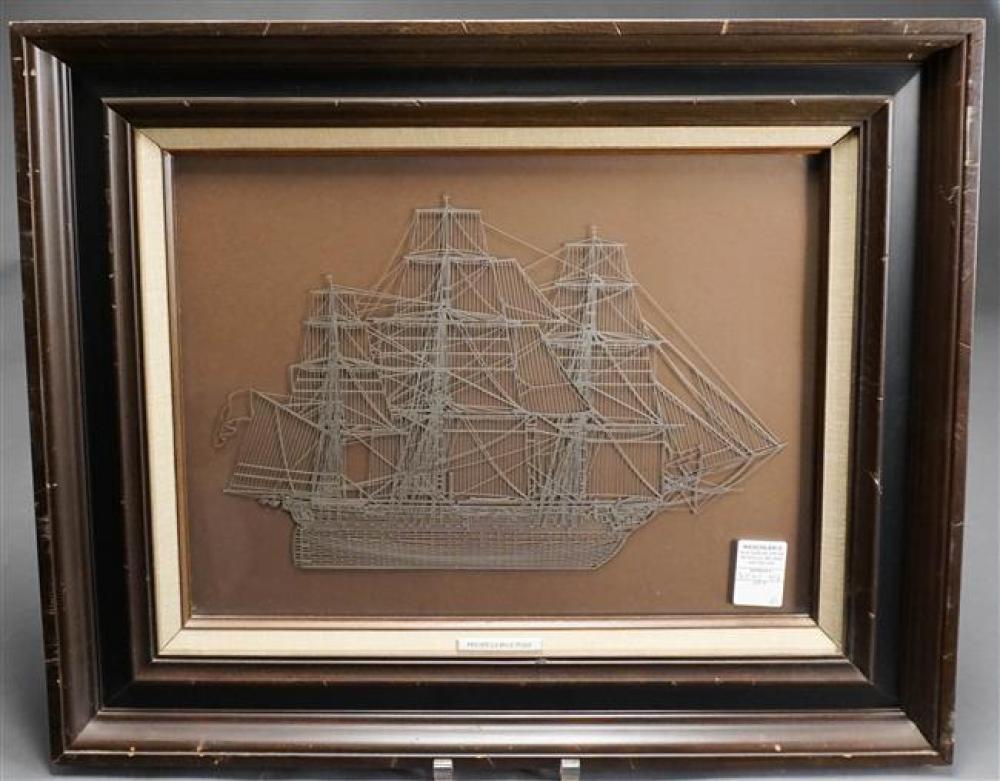 THREE STERLING SILHOUETTES OF