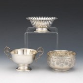 THREE STERLING SILVER BOWLS, I