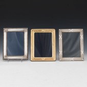 THREE STERLING SILVER FRAMES