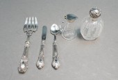THREE STERLING SILVER MOUNTED