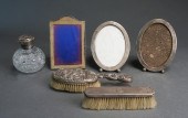 THREE STERLING SILVER MOUNTED