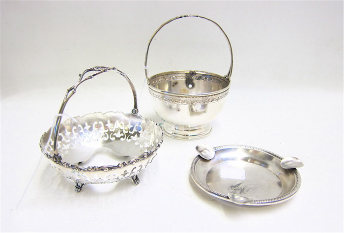 THREE STERLING SILVER PIECES (1)
